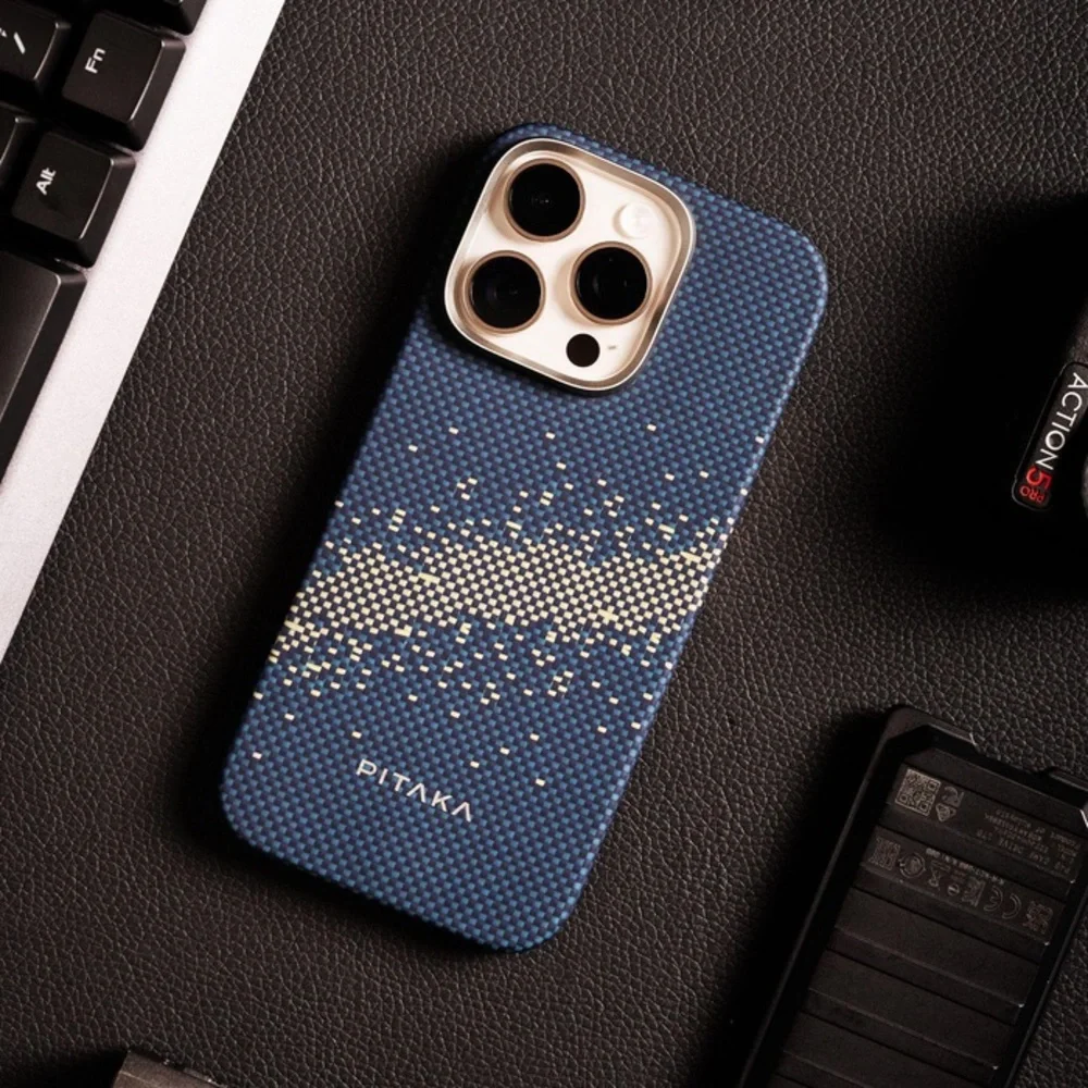 Blue Textured Protective iPhone Case